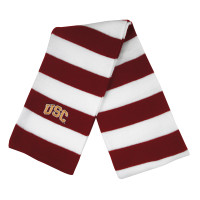 USC Trojans Cardinal and White Arch Niagara Rugby Scarf